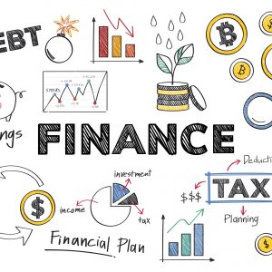 Finance and financial performance concept illustration
